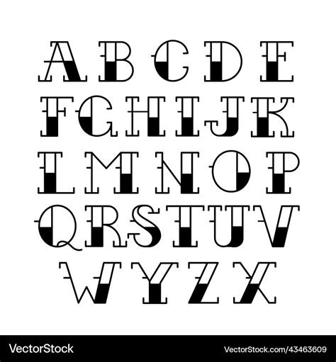 Classic tattoo font inspiration