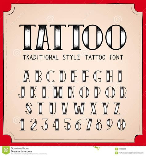 Classic tattoo font trends