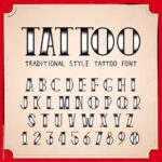Classic tattoo fonts guide