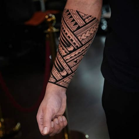 tribal sleeve tattoo design