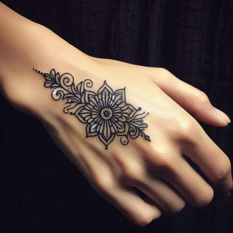 Tribal Hand Tattoo 1