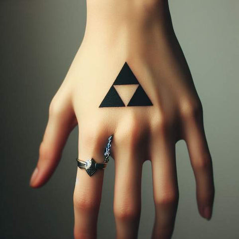 Triforce Hand Tattoo