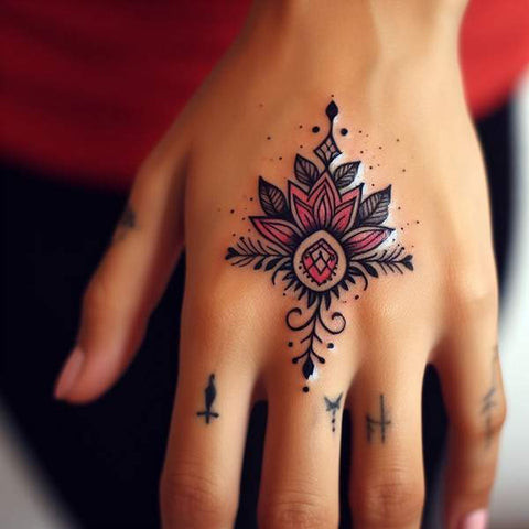 Unique Hand Tattoo