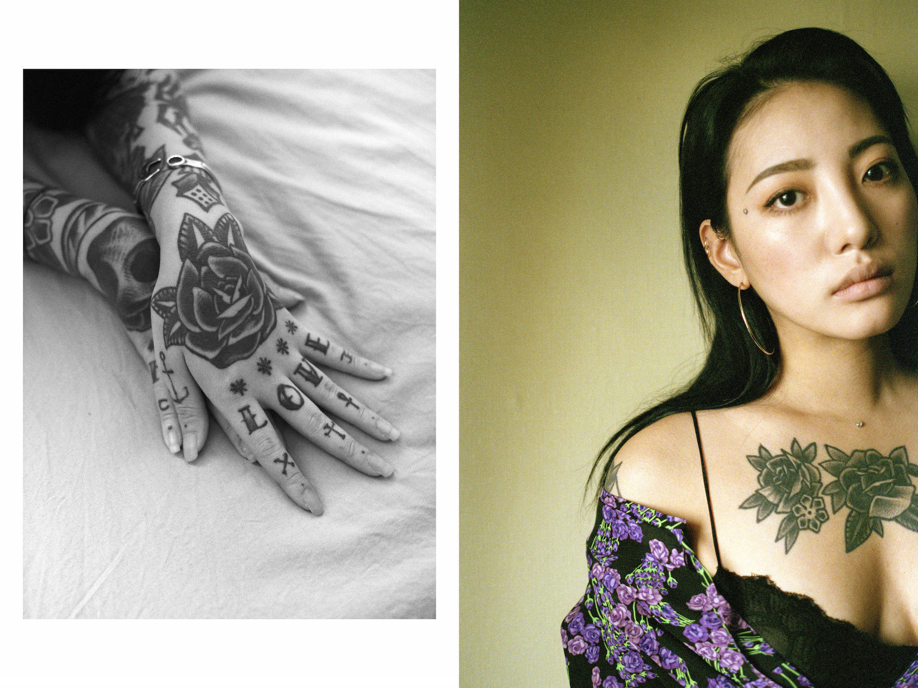 Korean artist Nini showcases her minimalist and memory-focused tattoo style