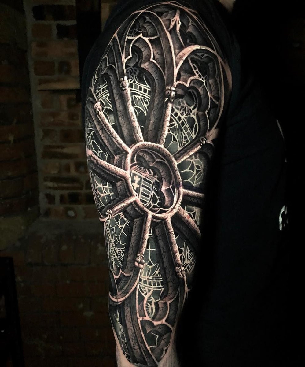 Cathedral Windows Tattoo