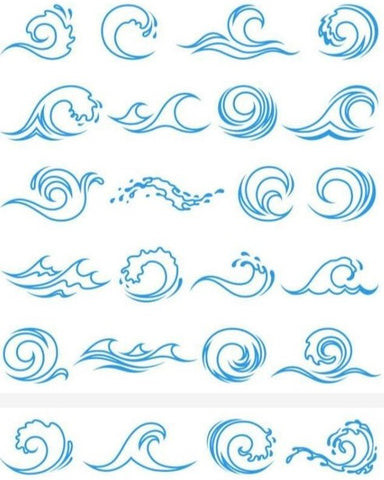 Wave Finger Tattoo Ideas Men