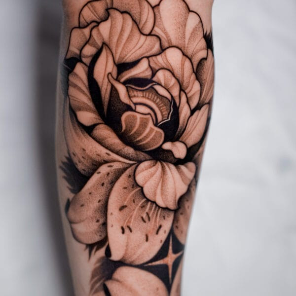 Large Floral Tattoo Cost