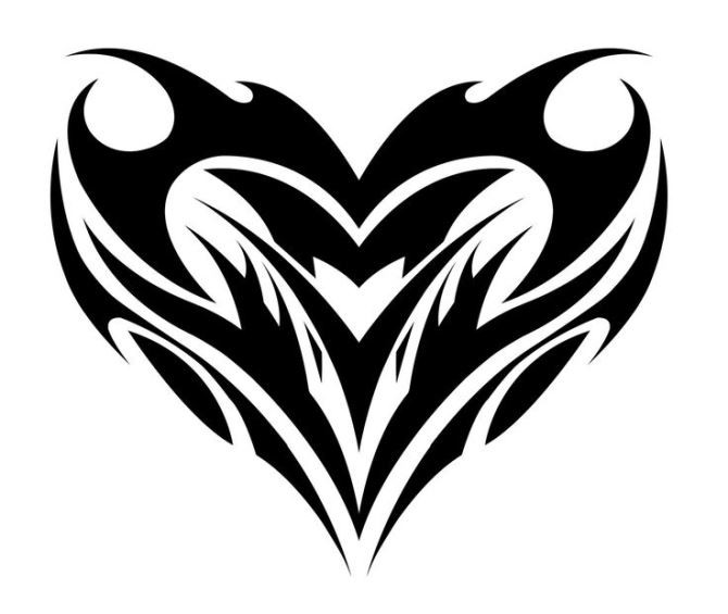 Heart Tattoo Sketches - Inspiration for Your Design