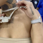 Chrisean Rock neck tattoo