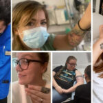 Veterinary students with tattoos