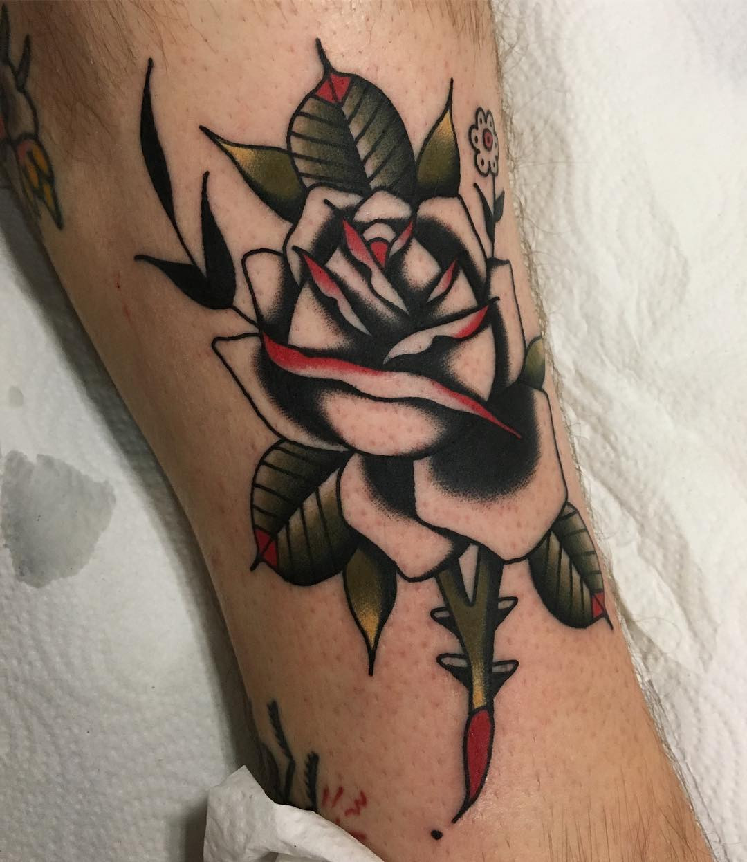 Rose Traditional Tattoo