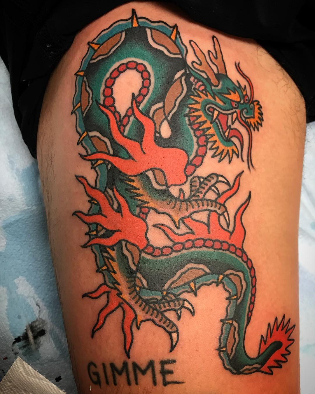 Traditional Ship Tattoo