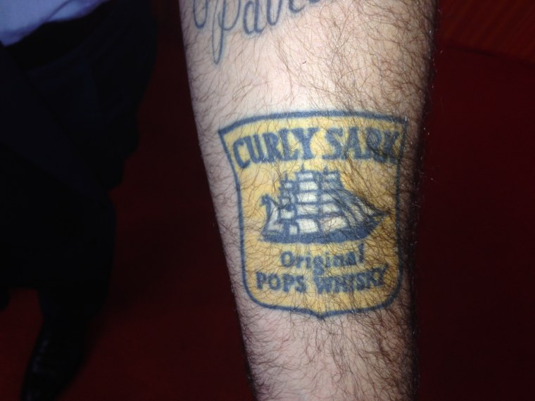 Carson Daly Curly Sark Tattoo