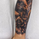 Lotus flower wrist tattoo symbolizing spiritual growth and resilience.