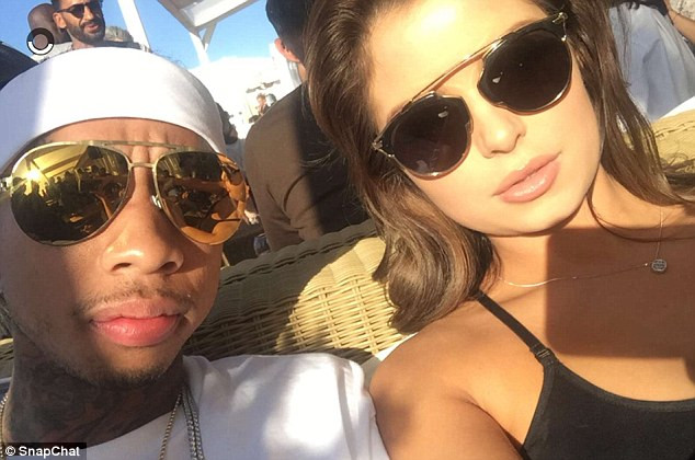 Tyga and Demi Rose in Cannes