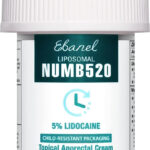 Ebanel Numb 520 Cream for Tattoos, effectively numbing skin with 5% lidocaine for up to 2 hours, reducing irritation and calming itching