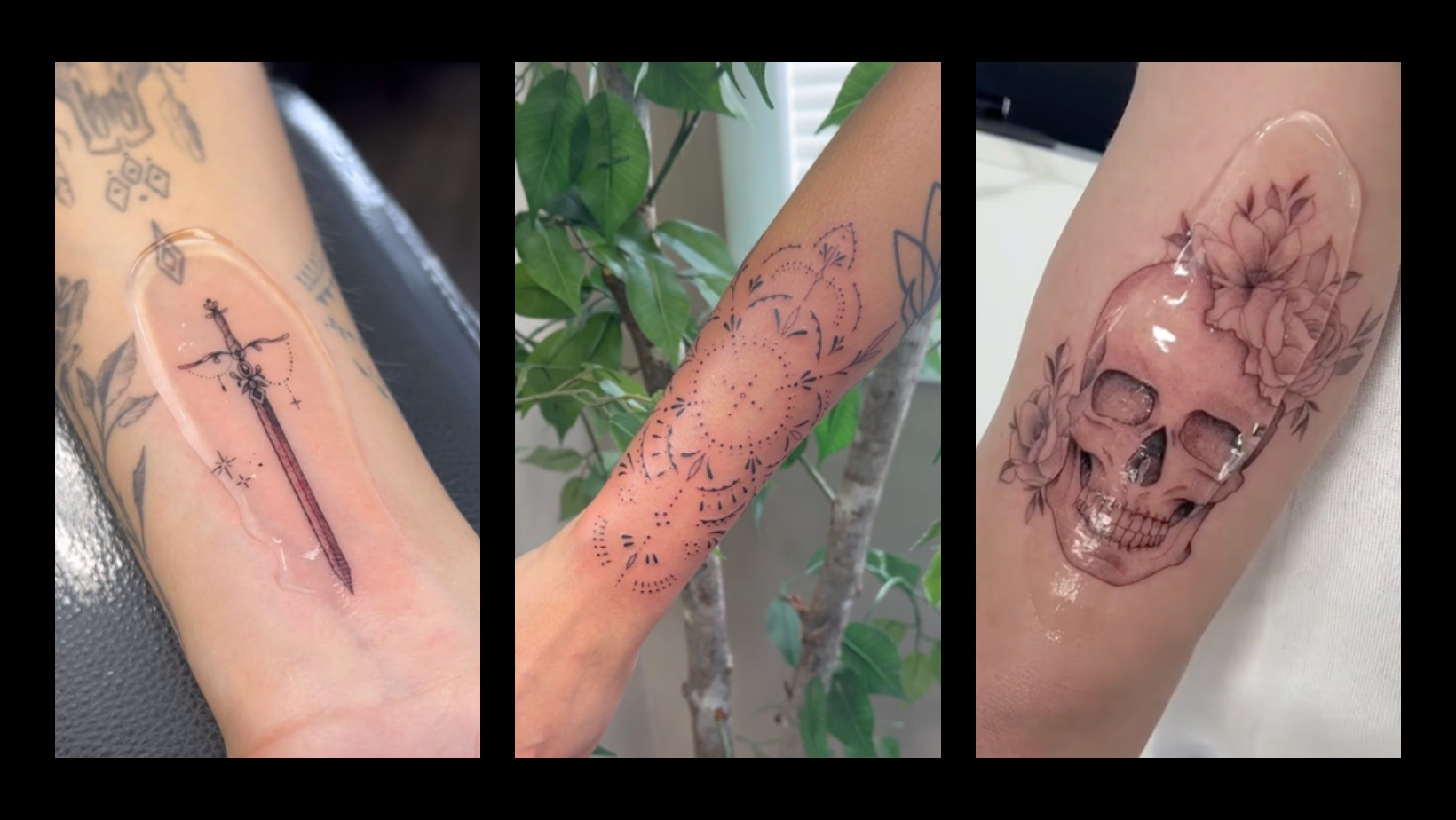 Sydney Smith's fine-line micro tattoo