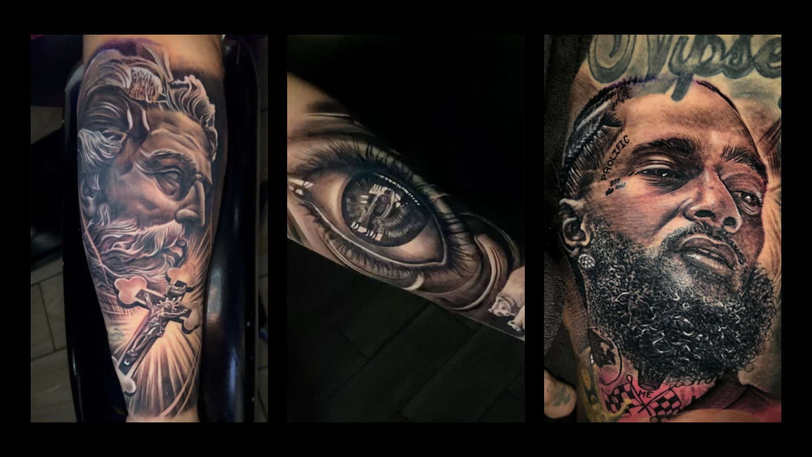 A lifelike memorial Kobe Bryant tattoo by Jose Guijosa