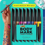 bic body mark temporary tattoo markers