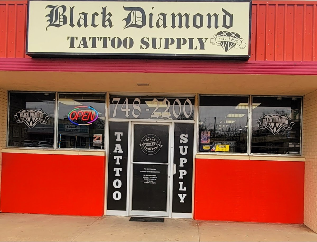 Black Diamond Tattoo Supply Shop Front