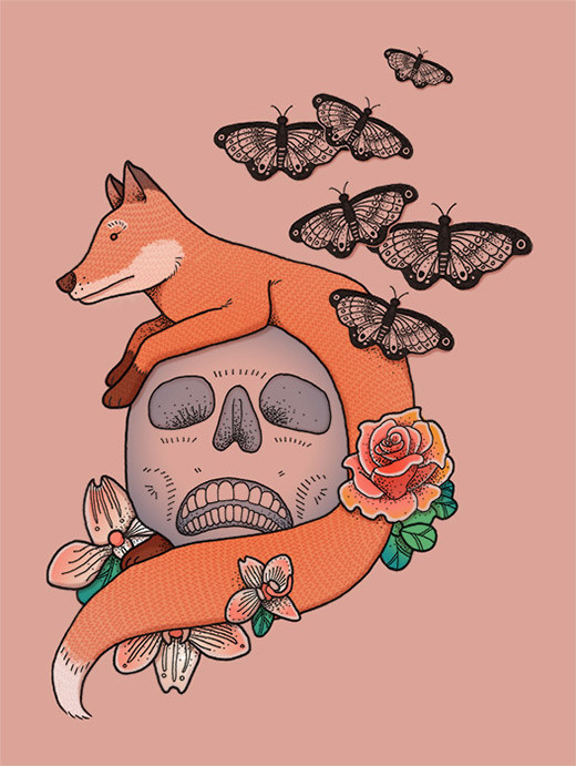 Fox Tattoo Sleeve Design