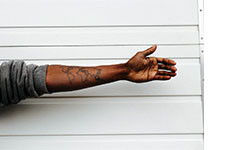 Tattooed arm