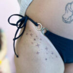 Minimalist Star Bikini Line Tattoo