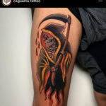 Grim reaper tattoo by Caguama
