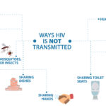 Ways HIV is not transmitted