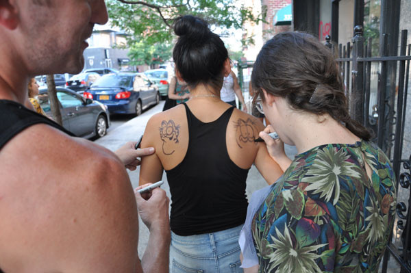 Classic Garfield Tattoo