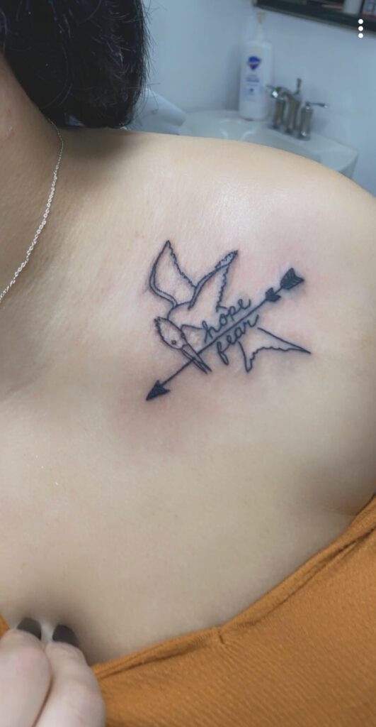neck tattoo