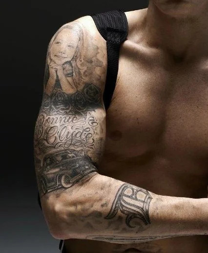 Eminem Hailie Bonnie Clyde Tattoo 2
