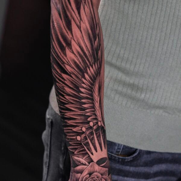 XL Forearm and Hand Tattoo Cost