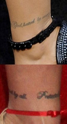 Ronda Rousey Protected by God Tattoo