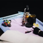 A well-organized workspace is essential for a smooth tattoo process.