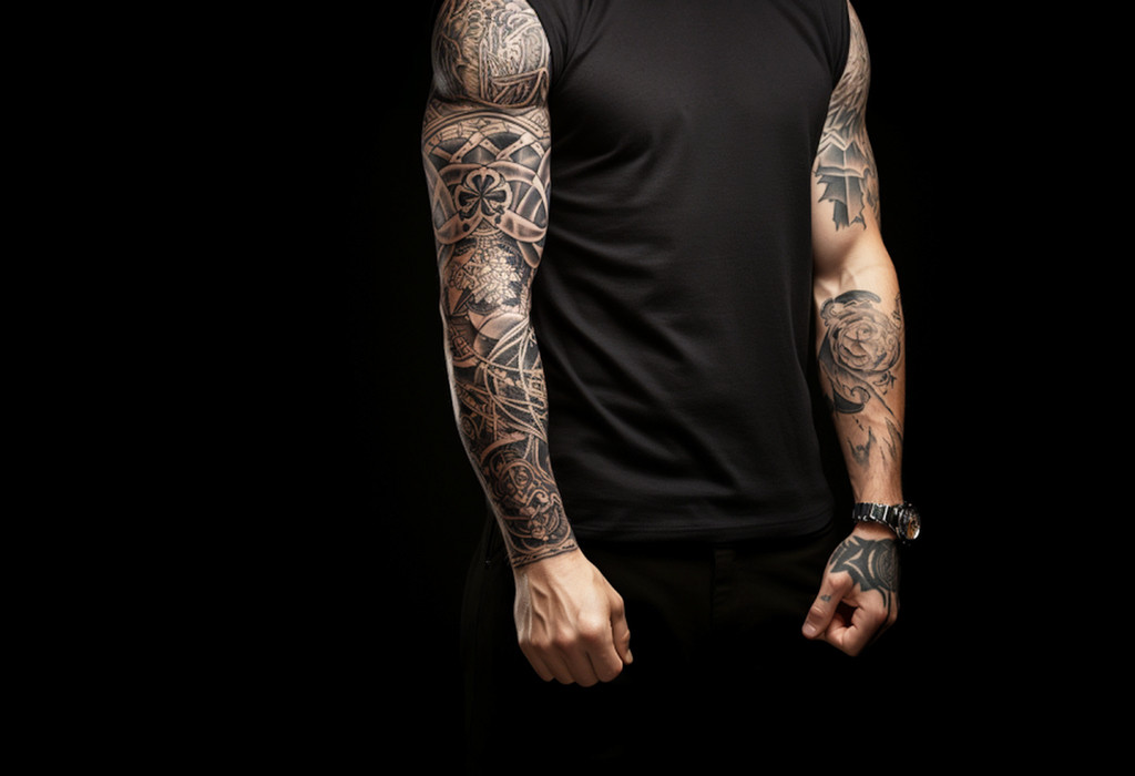 Full-sleeve arm tattoos