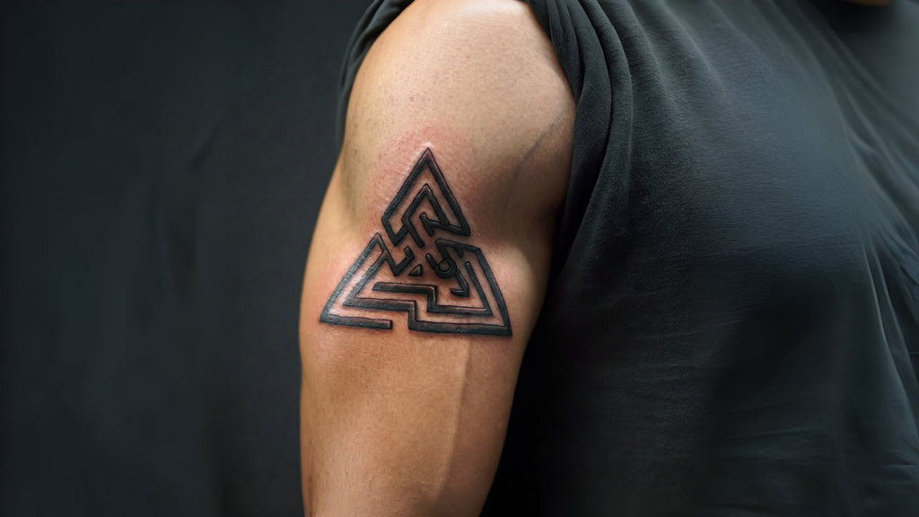 Potentially Problematic Valknut Tattoo