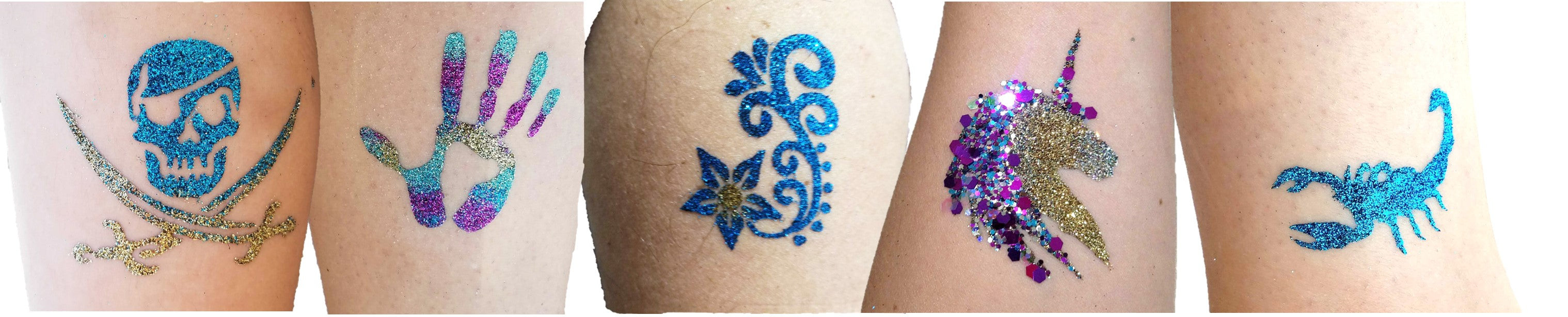 Glitter tattoos jest paint
