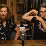 Rhett and Link discussing Rhett's tattoo