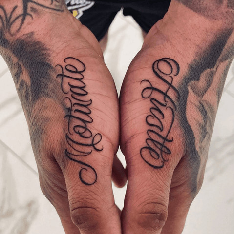 Hand tattoo fading factors