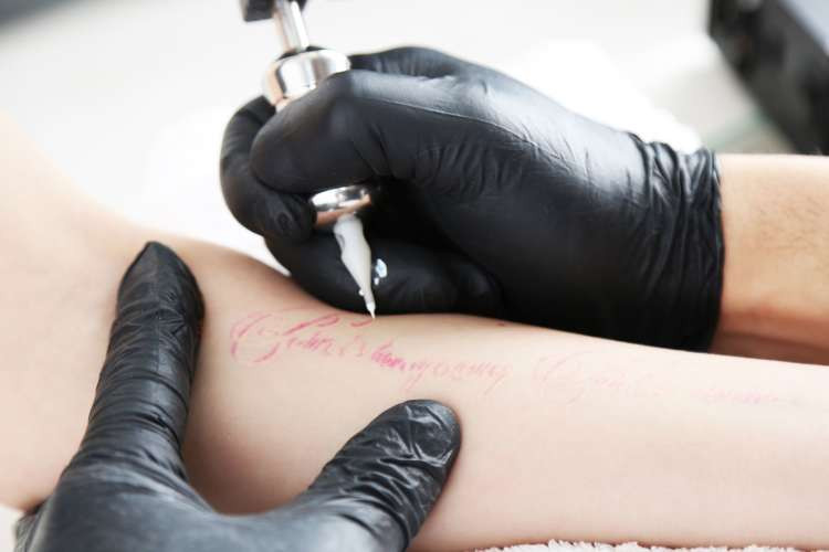 Personalized handwritten tattoos