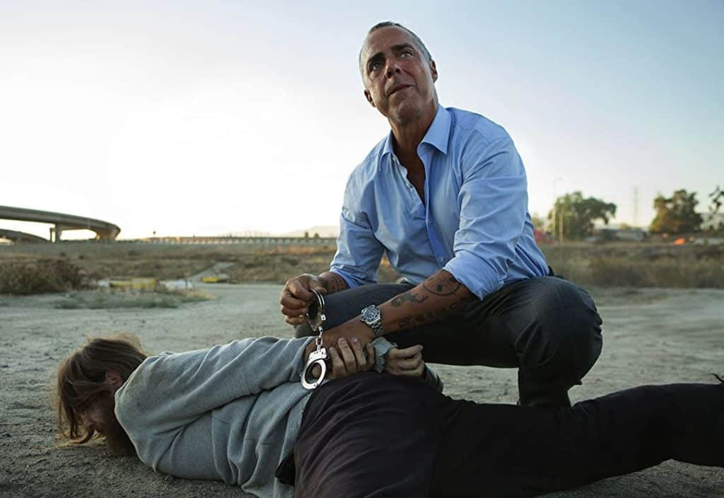 Titus Welliver at the Bosch premiere, showcasing some of his tattoos