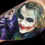 Heath Ledger Joker Tattoo