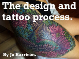 floral pattern tattoo covering mastectomy scar