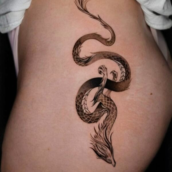 Large Detailed Hip Tattoo Price