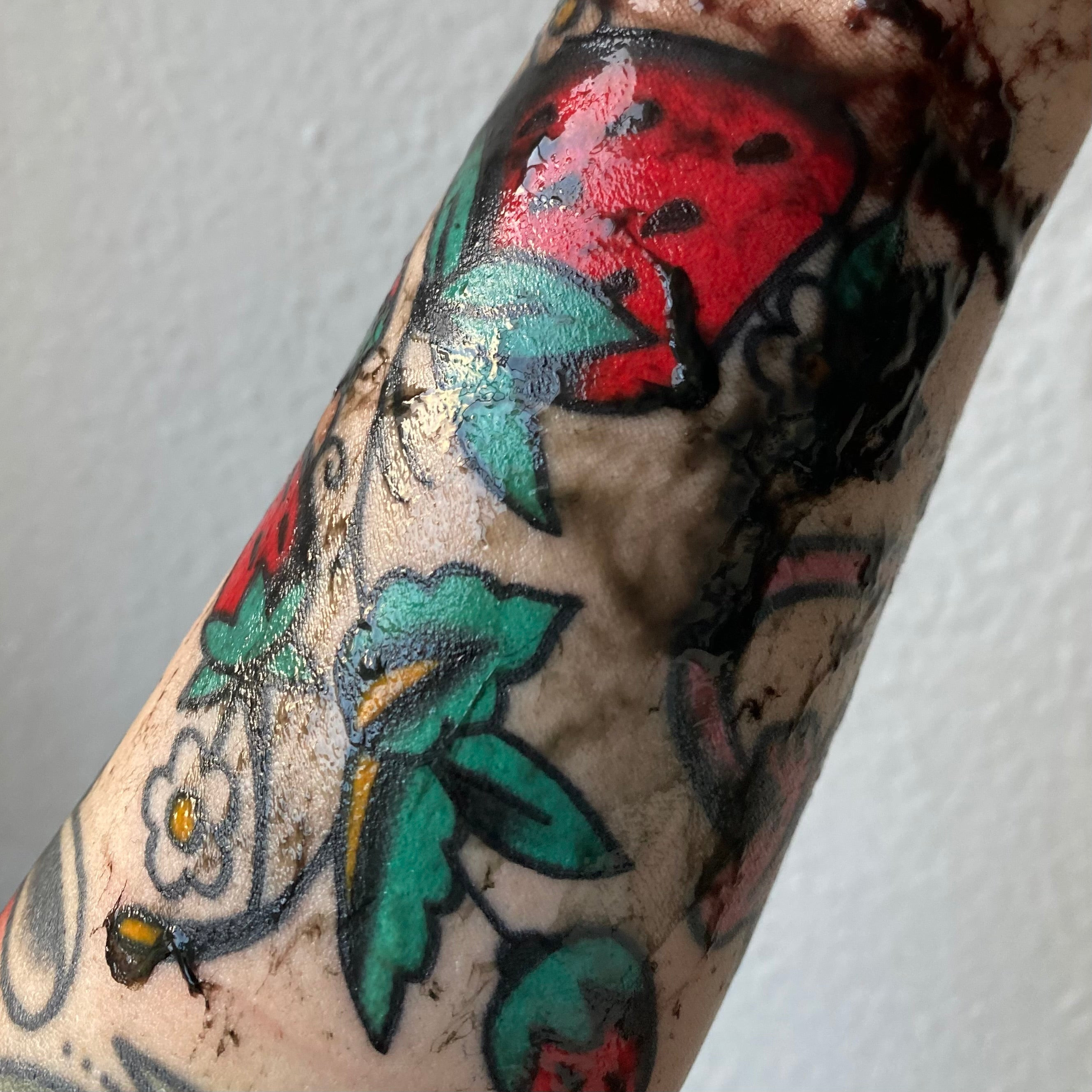 Tattoo healing day one plasma