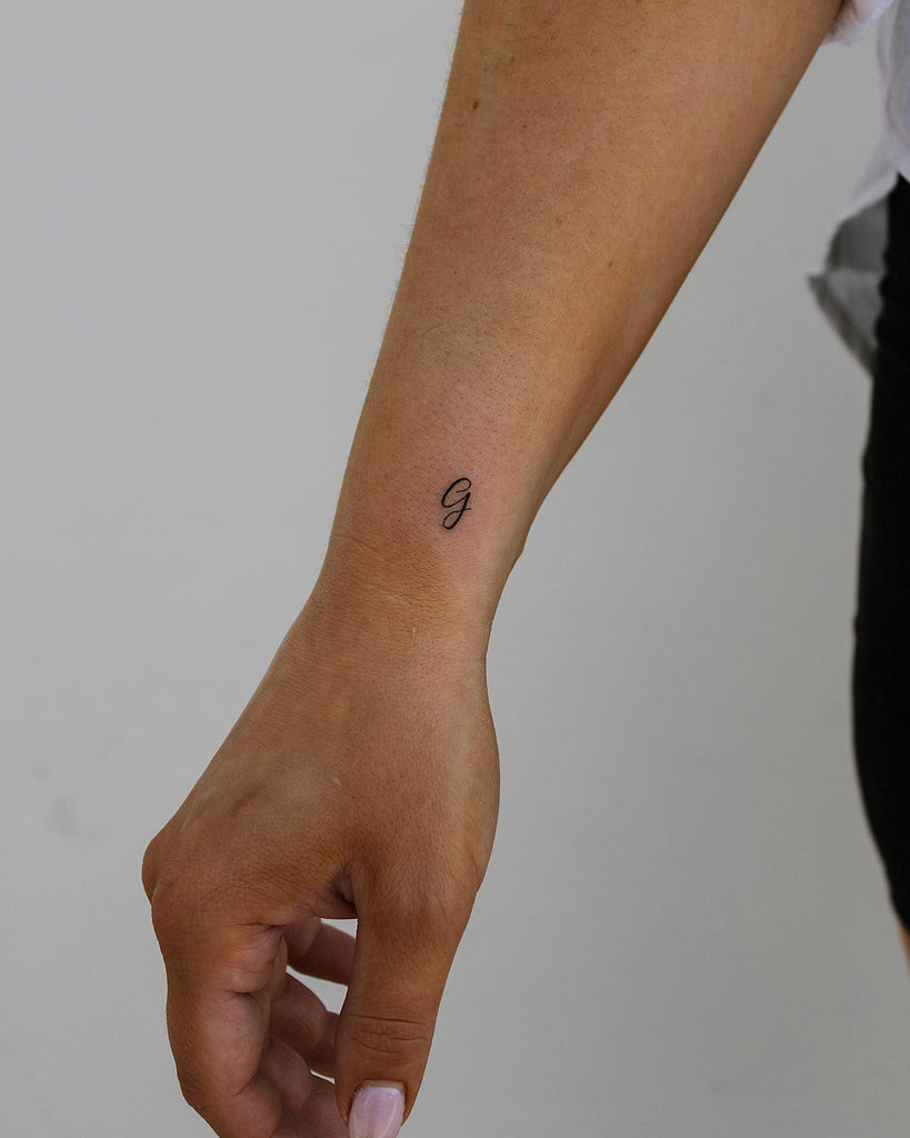 Placement Ideas for Initial Tattoos by Vibetattoo.ut