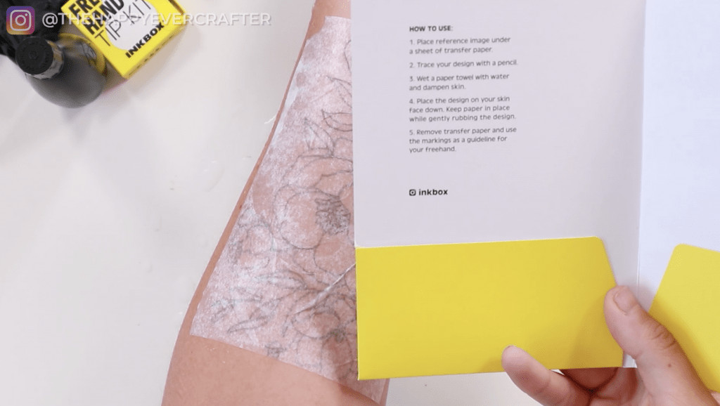 Reading Transfer Paper Instructions