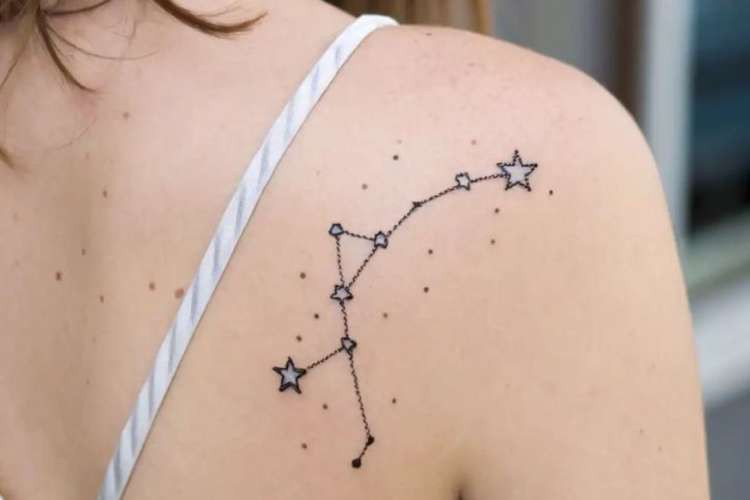 Gemini constellation tattoo