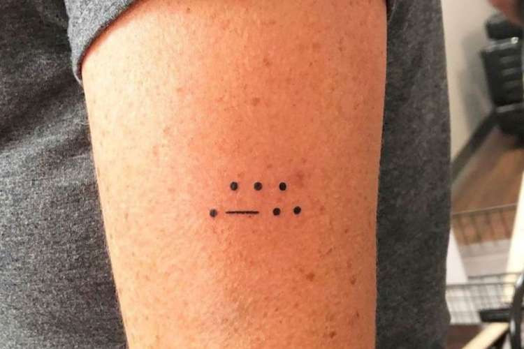 Dot tattoo